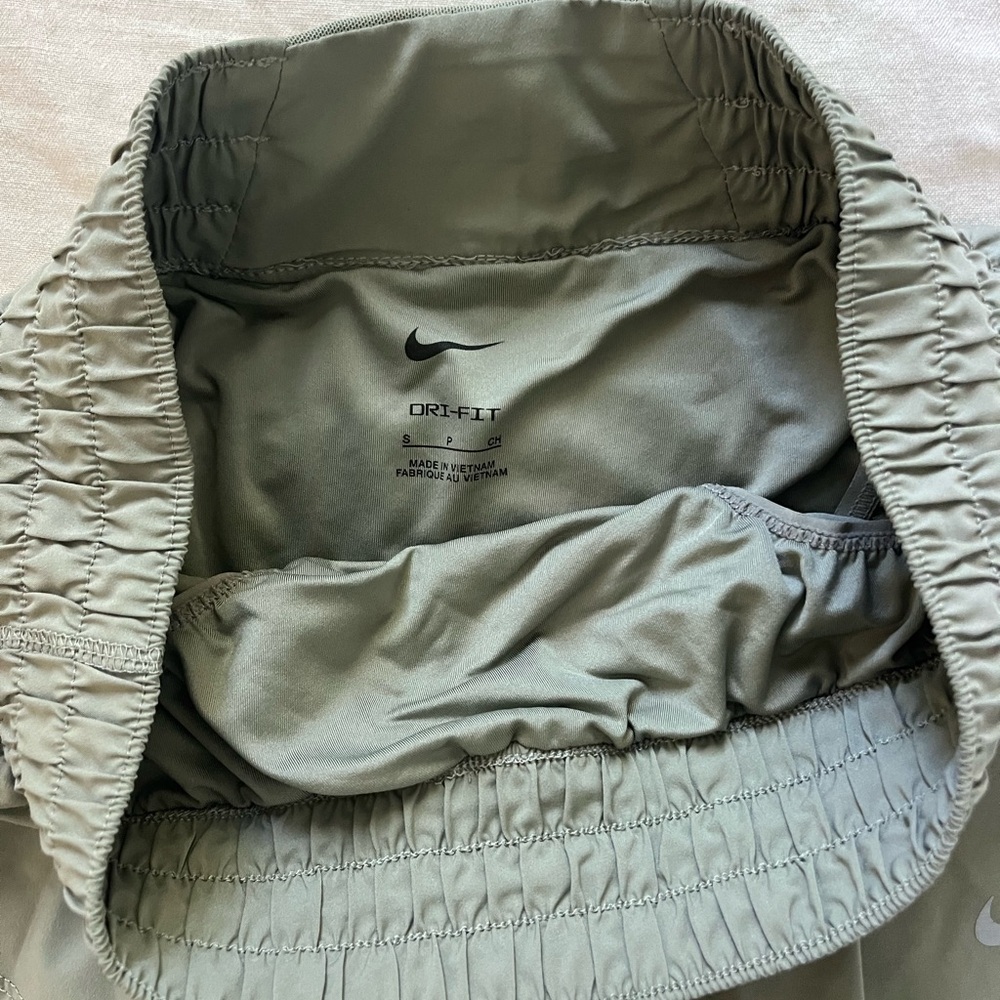 Nike Women's Athletic Shorts in Olive - Picture 3 of 3